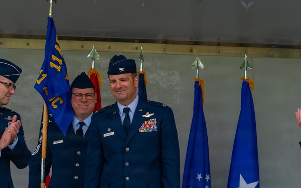 611th Air Operations Center Change of Command