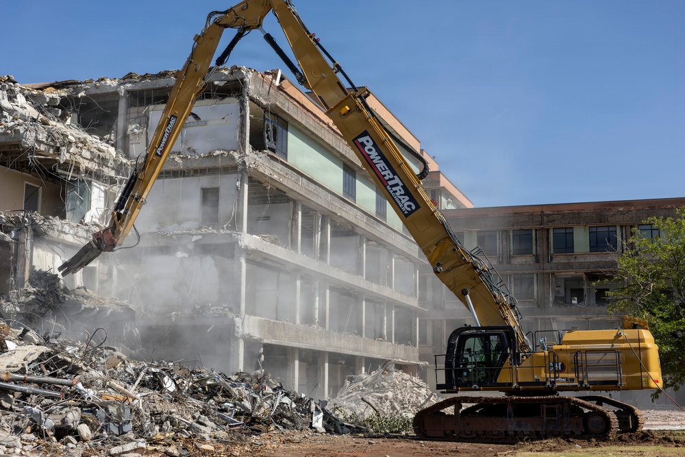 Demolition of USAF Regional Hospital Sheppard AFB