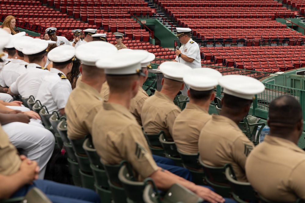 Oath of Enlistment &amp;amp; Re-Enlistment Ceremony at Fenway Park