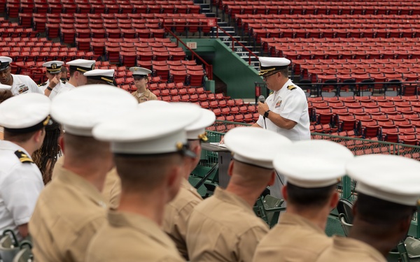 Oath of Enlistment &amp;amp; Re-Enlistment Ceremony at Fenway Park