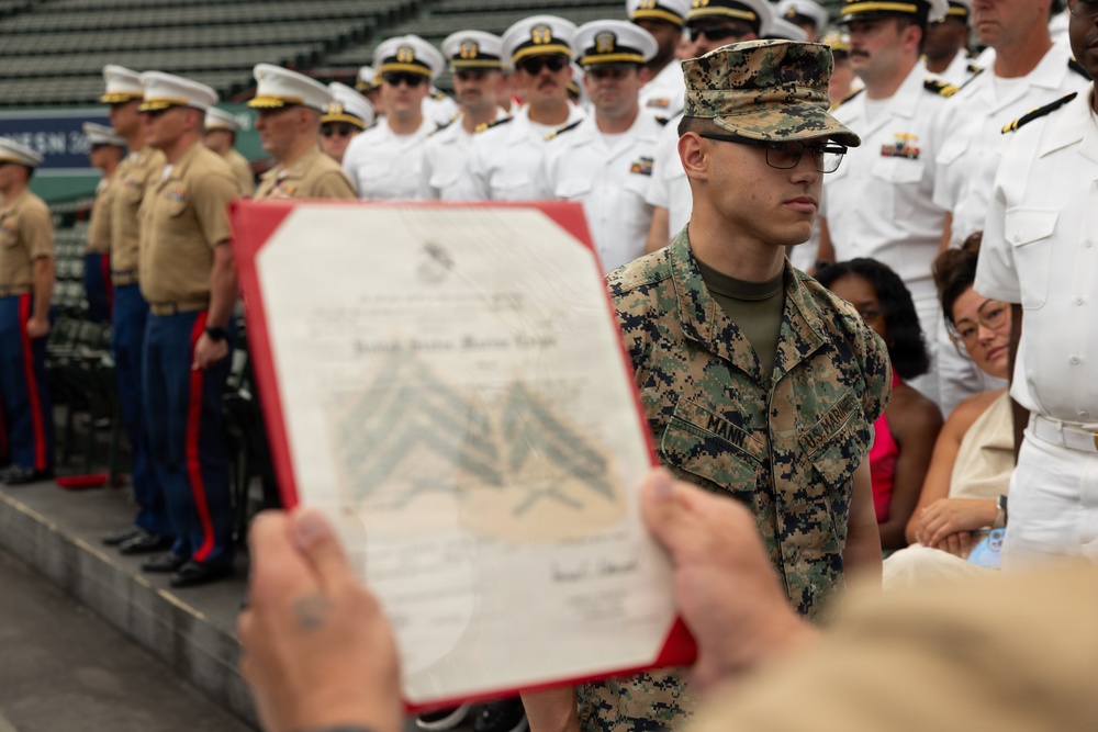 Oath of Enlistment &amp;amp; Re-Enlistment Ceremony at Fenway Park