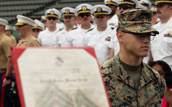 Oath of Enlistment &amp;amp; Re-Enlistment Ceremony at Fenway Park