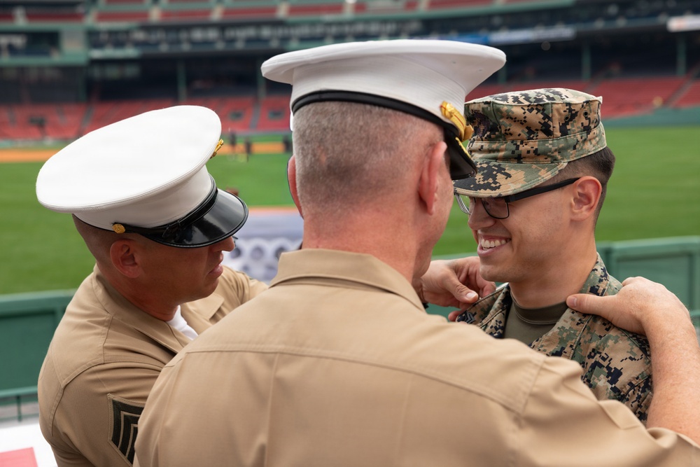 Oath of Enlistment &amp;amp; Re-Enlistment Ceremony at Fenway Park