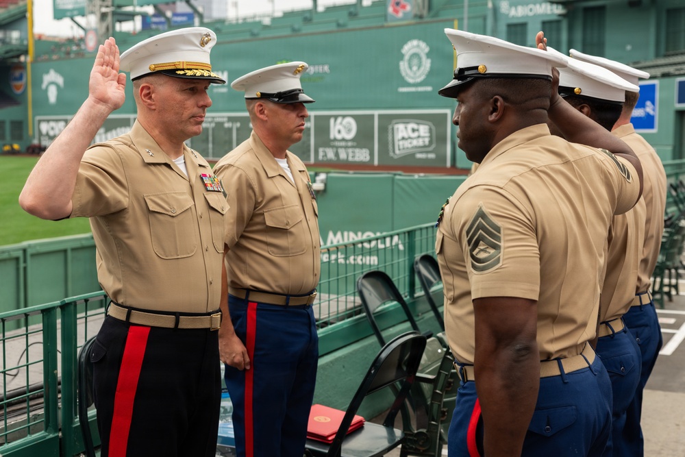 Oath of Enlistment &amp;amp; Re-Enlistment Ceremony at Fenway Park
