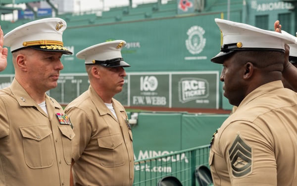 Oath of Enlistment &amp;amp; Re-Enlistment Ceremony at Fenway Park