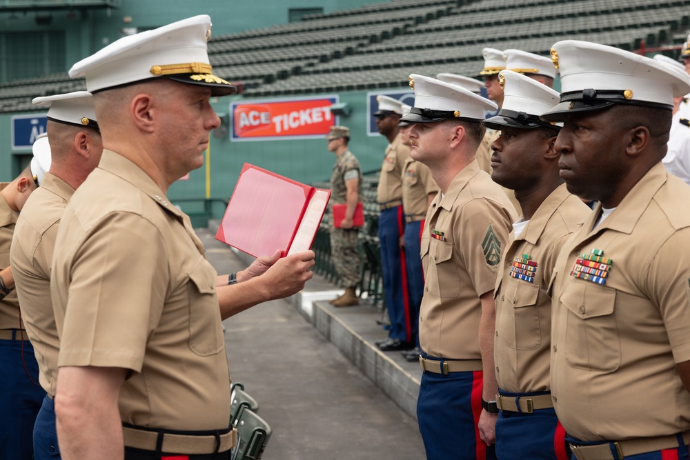 Oath of Enlistment &amp;amp; Re-Enlistment Ceremony at Fenway Park