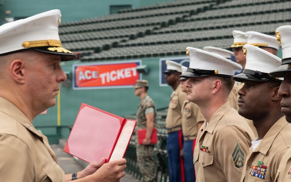 Oath of Enlistment &amp;amp; Re-Enlistment Ceremony at Fenway Park