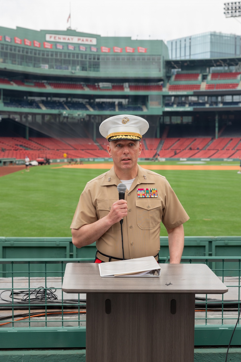 Oath of Enlistment &amp;amp; Re-Enlistment Ceremony at Fenway Park