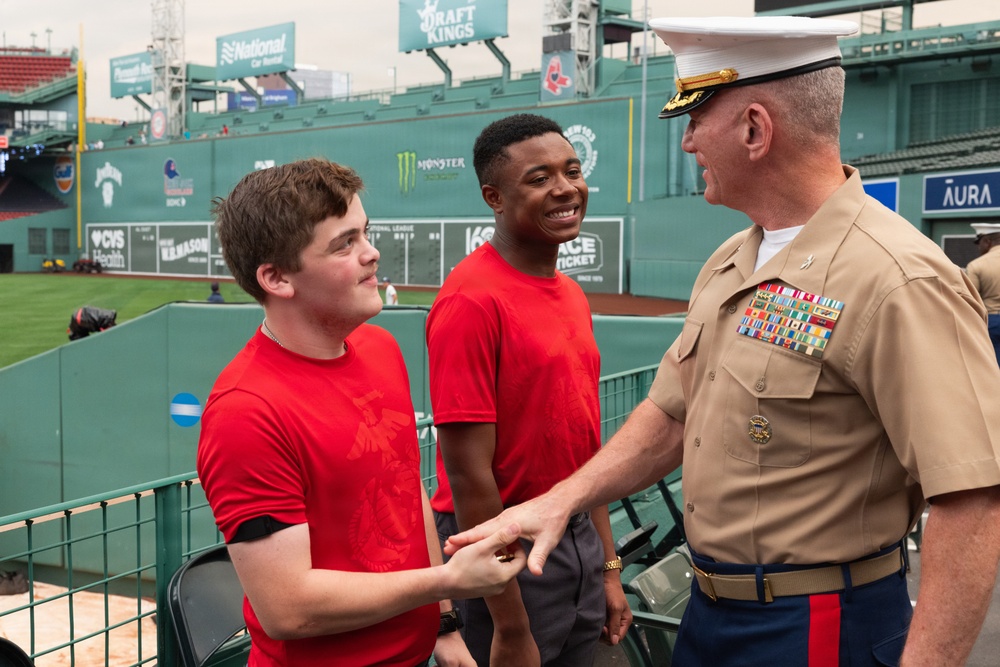 Oath of Enlistment &amp;amp; Re-Enlistment Ceremony at Fenway Park