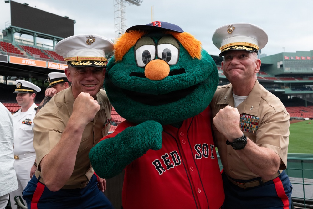 Oath of Enlistment &amp;amp; Re-Enlistment Ceremony at Fenway Park