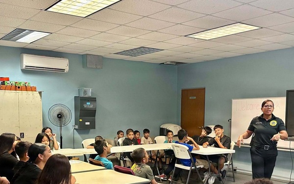 NBG Firefighters Interact with Youth from Sister Village