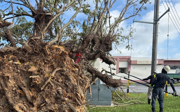 USAG Okinawa DPW clears Typhoon Bavi debris
