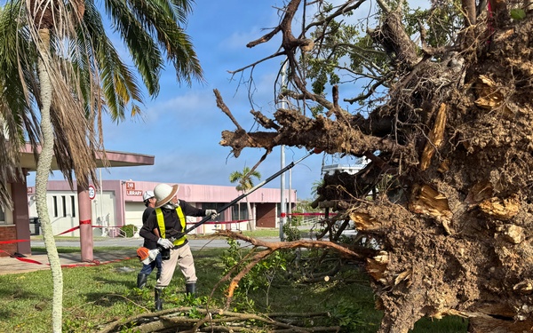 USAG Okinawa DPW clears Typhoon Bavi debris