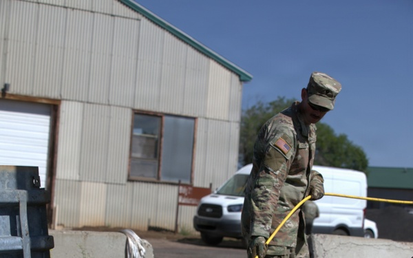 AZNG 448th Engineers Upgrade Camp Navajo Fiberoptic System