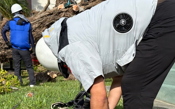 USAG Okinawa DPW clears Typhoon Bavi debris