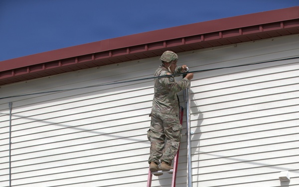 AZNG 448th Engineers Upgrade Camp Navajo Fiberoptic System
