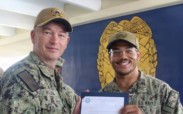 NBG Sailors Frocked to Petty Officer 2nd Class
