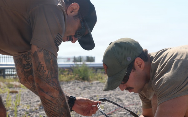 U.S. Navy Sailors conduct demolition training during Sea Breeze 26-2