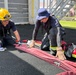 Firefighters conduct rescue training at Torii Station