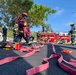 Firefighters conduct rescue training at Torii Station