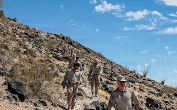 4th, 5th Air Naval Gunfire Liaison Company Marines conduct casualty evacuation training and reconnaissance