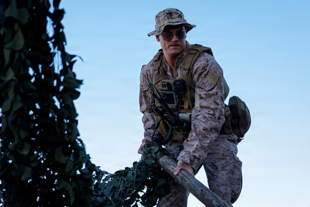 4th, 5th Air Naval Gunfire Liaison Company Marines conduct dry close air support