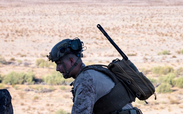 4th, 5th Air Naval Gunfire Liaison Company Marines conduct dry close air support