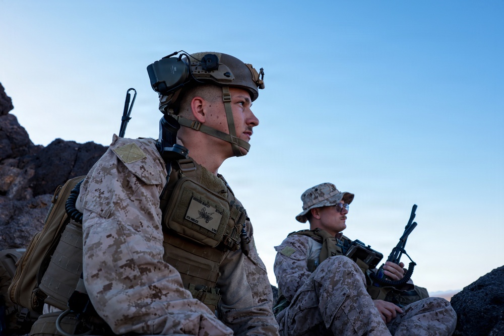 4th, 5th Air Naval Gunfire Liaison Company Marines conduct dry close air support