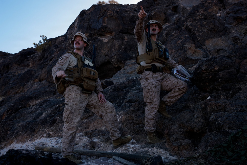 4th, 5th Air Naval Gunfire Liaison Company Marines conduct dry close air support
