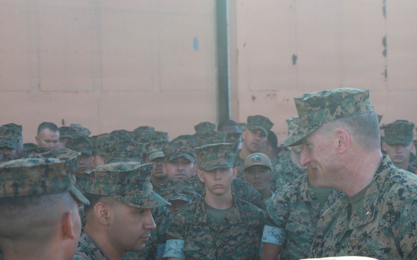 Brig. Gen. Patrick Tiernan visits MALS-24 during RIMPAC