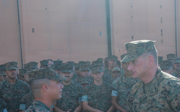 Brig. Gen. Patrick Tiernan visits MALS-24