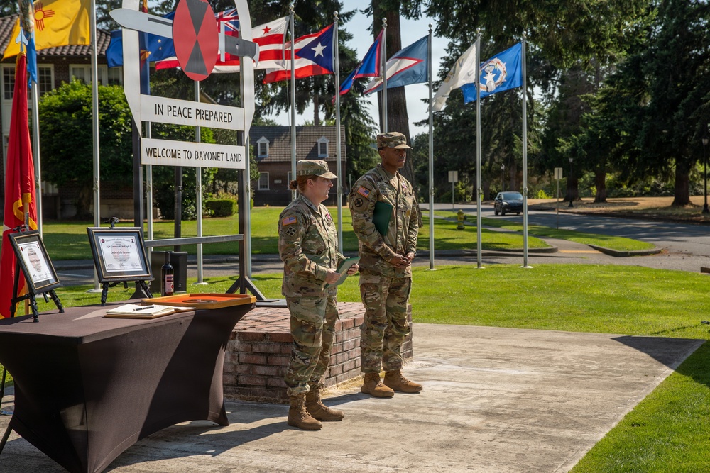 Order of the Bayonet Ceremony
