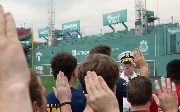 Rear Adm. Miller Enlists Future Sailors During Sail250 Boston