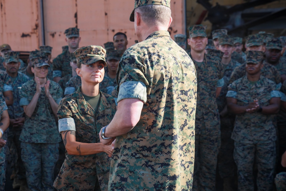 Brig. Gen. Patrick Tiernan visits MALS-24