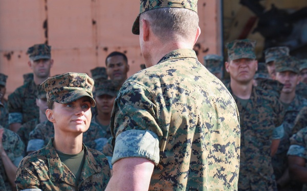 Brig. Gen. Patrick Tiernan visits MALS-24