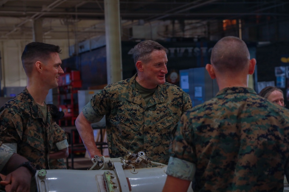 Brig. Gen. Patrick Tiernan visits MALS-24