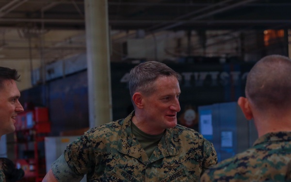 Brig. Gen. Patrick Tiernan visits MALS-24