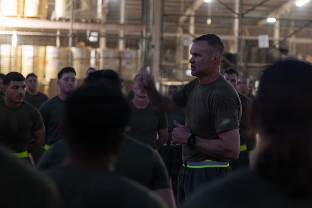 MRF-D Marines participate in motivational run during Corporals Course