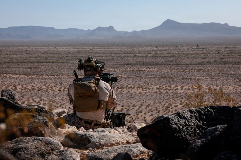 4th, 5th Air Naval Gunfire Liaison Company Marines conduct live-fire close air support