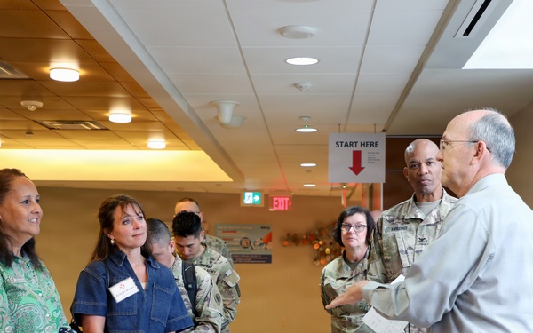 USARPAC commanding general’s spouse visits BDAACH to discuss military family healthcare
