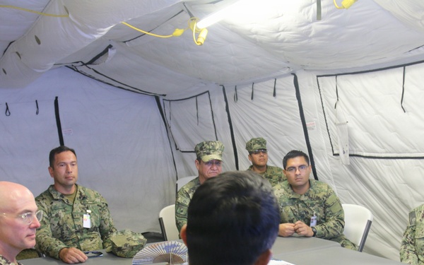 Multinationals participate in humanitarian assistance and disaster relief training during RIMPAC 2026
