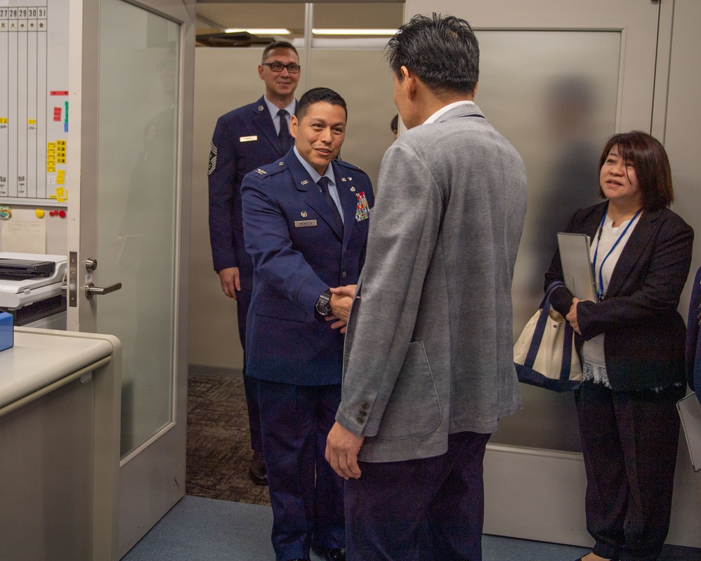 New 374 AW commander visits local mayors
