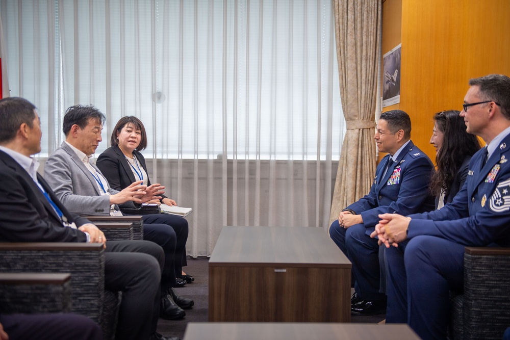 New 374 AW commander visits local mayors