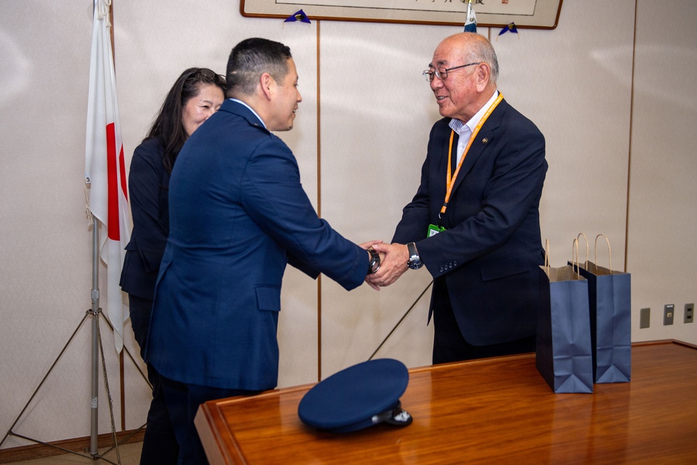 New 374 AW commander visits local mayors