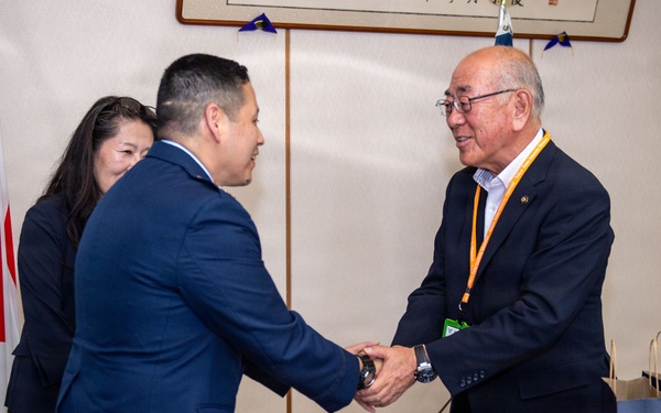 New 374 AW commander visits local mayors