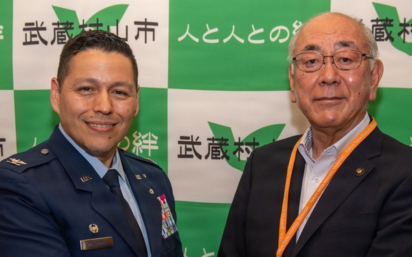 New 374 AW commander visits local mayors