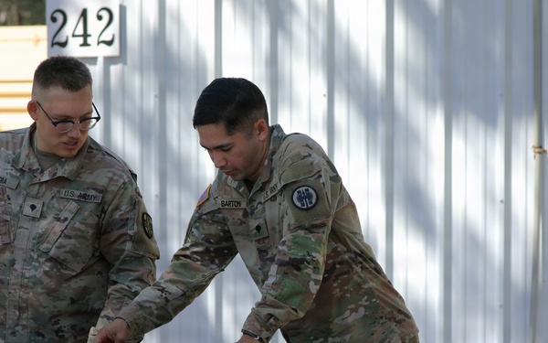 Army Reserve Soldiers make robots bleed and growl during Operation Bold Eagle 26
