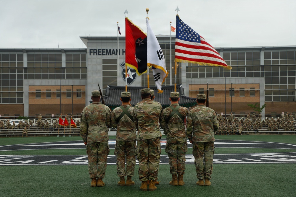 2nd Infantry Division Sustainment Brigade Change of Command Ceremony