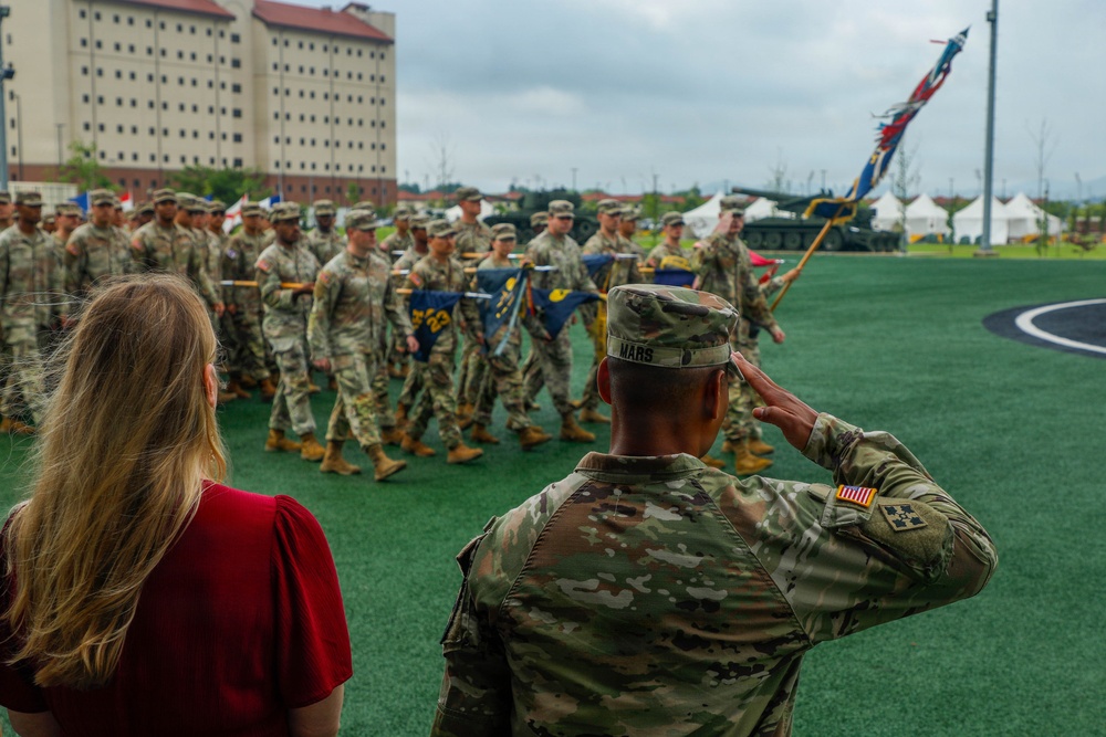 2nd Infantry Division Sustainment Brigade Change of Command Ceremony