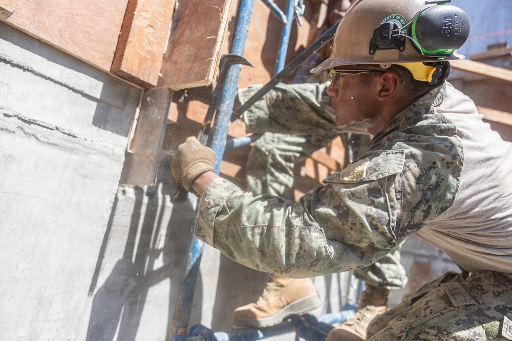 U.S. Navy Seabees Build 3 Two-Room Classrooms in Pandan, Indonesia as part of Pacific Partnership 2026